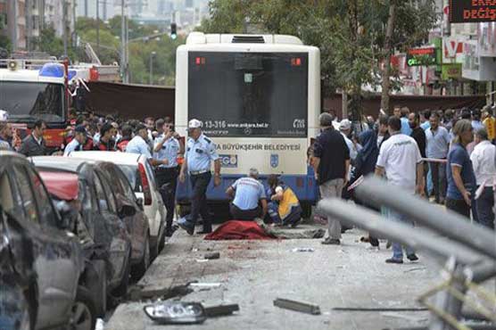 Twelve killed as bus crashes into Ankara bus stop