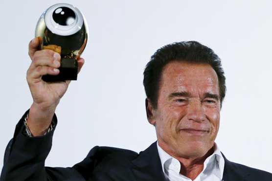Schwarzenegger takes 'Golden Icon' award at Zurich Film Festival