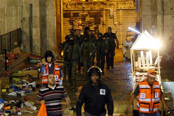 Palestinians denounce 'Israeli escalation' after Old City ban