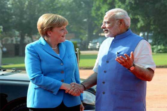 Angela Merkel on German business mission to India