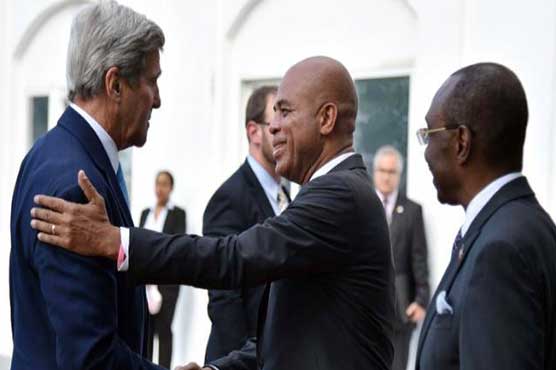 Kerry urges Haiti to get behind upcoming vote