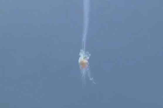 Pigeons launched into air inside firework as bizarre welcome for Indian leader