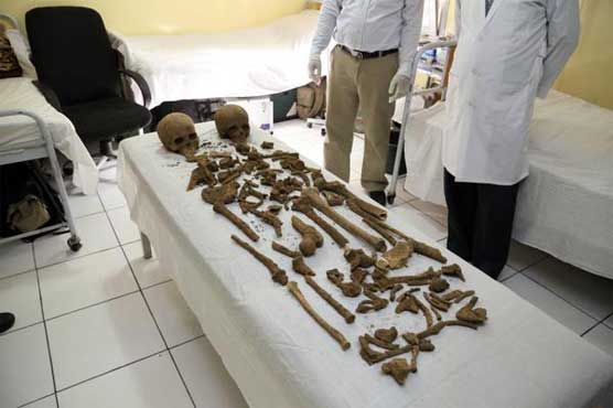 Skeletons, skulls under Afghanistan's presidential palace
