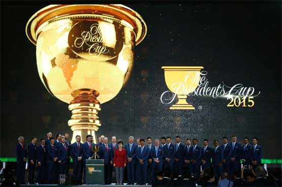 Golf: Presidents Cup opens with Korean bang and a Bush