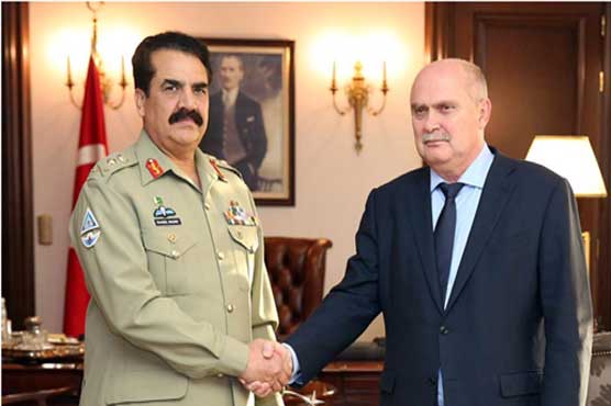 Army Chief meets with Turkish Foreign Minister