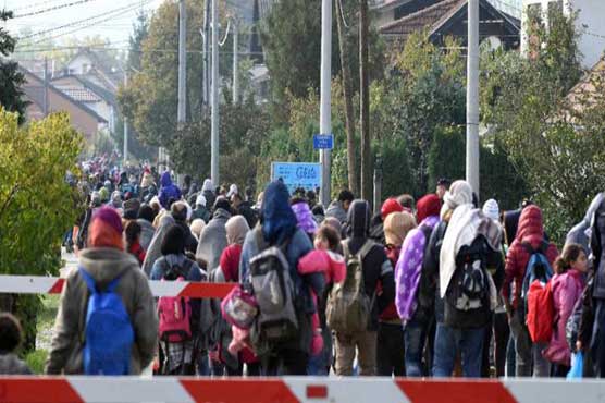 Slovenia buckles as migrants rush to escape winter, border closures