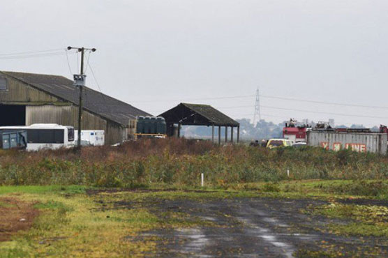 Pilot killed as US Navy jet crashes near UK base