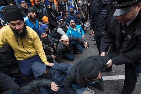 20 arrested in Sikh protest at India's London embassy