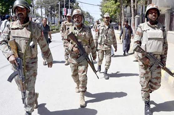 Five facilitators of outlawed organisation held in FC operation in Harnai