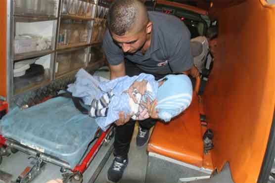 Palestinian baby dies from tear gas as clashes grip West Bank