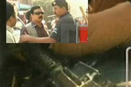 Guard detained as police recover arms from Ch Sarwar's car 