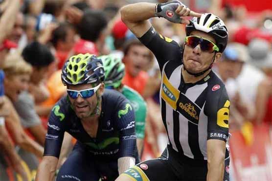 Sbaragli wins 10th Vuelta stage, Dumoulin keeps overall lead