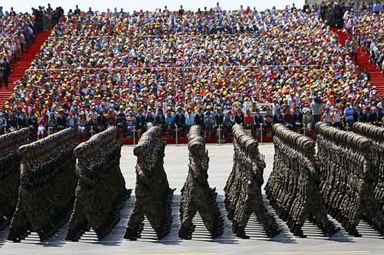 President Mamnoon attends Chinese military parade in Beijing
