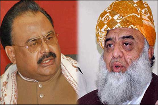 Govt asks Fazlur Rehman to contact Altaf Hussain amidst deadlock in negotiations