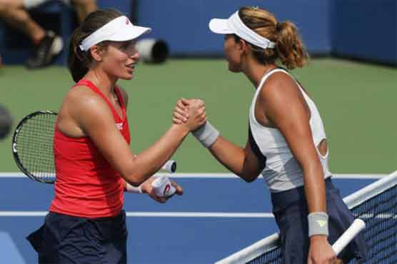 Tennis: Konta beats heat in US Open record match