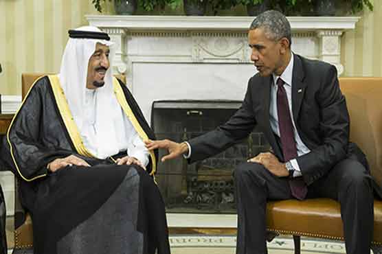 Obama and Saudi king stress warm ties at White House summit
