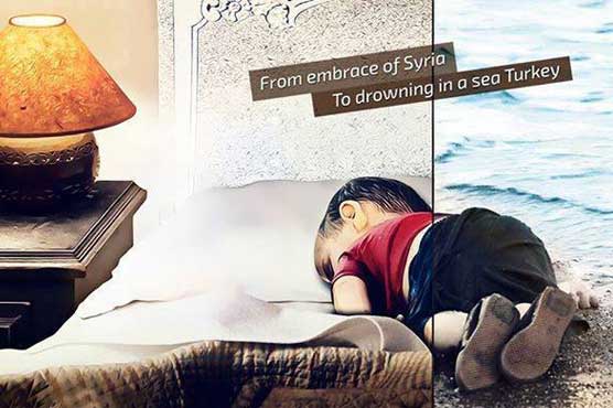 Heart-breaking portraits express artists' feelings for Aylan Kurdi