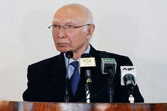 Modi govt's policy is anti-Pakistan from day one: Sartaj Aziz