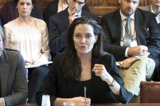 Jolie warns IS using rape on unprecedented scale