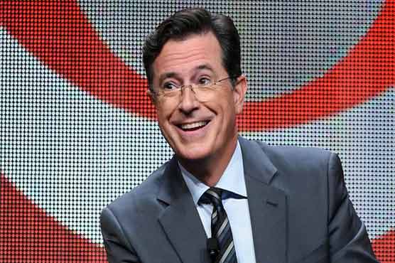 US comic Colbert makes big 'Late Show' debut splash