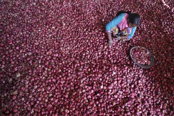 Tears as India's soaring onion cost poses challenge for Modi