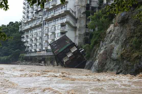 Japan city flooded as raging river breaks it banks: TV 