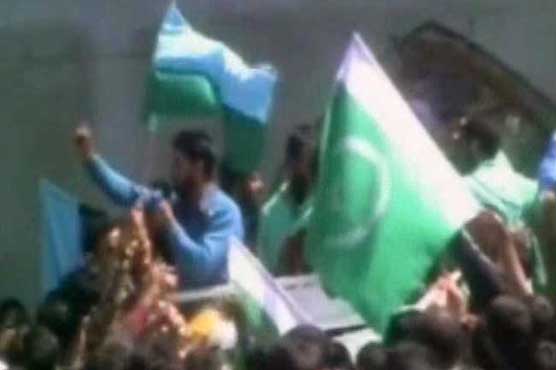 Srinagar: Kashmiri students once again chant 'Pakistan Zindabad' in rally 