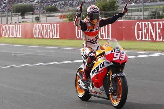 Motorcycling: Marquez wins thrilling San Marino GP as Rossi blows it
