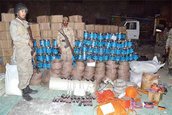 FC action in Afghan border area: 4000kg explosives found