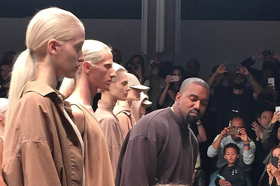 Kanye unveils Star Wars-esque fashion in New York