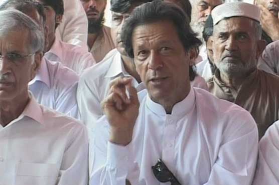Nawaz Sharif conducted biggest ever pre-poll rigging by announcing agriculture package: Imran