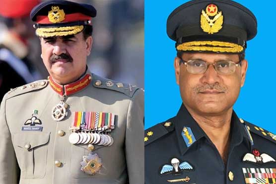 COAS, PAF chief leave for Peshawar