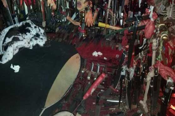 Florida woman arrested in 'booby trapped' home with more than 3,700 blades