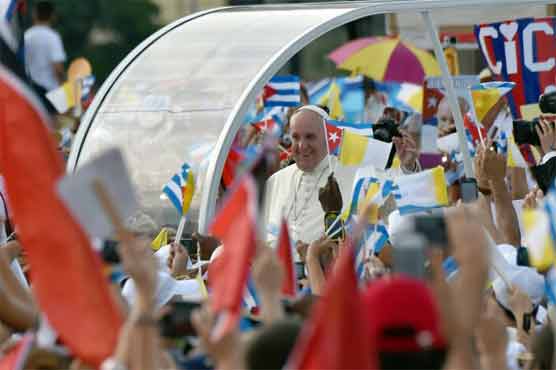 Pope delivers mass on packed Revolution Square in Havana 