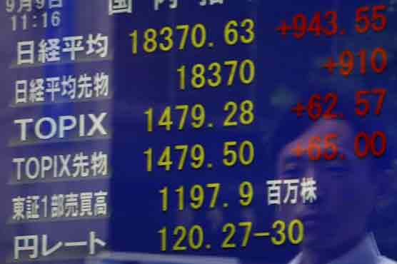 Asian shares slump on global growth concerns, U.S. selloff