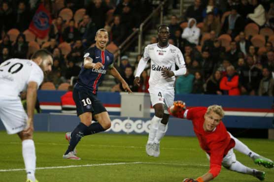 Football: Ibrahimovic off mark as PSG ease past Guingamp