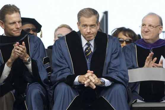 Brian Williams returns to television news on MSNBC after suspension