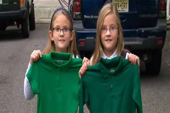 Girl suspended from school for wearing wrong shade of green