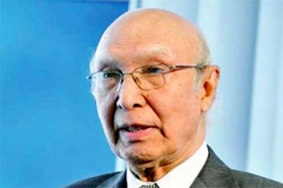 Can help restore peace talks if Afghan govt wishes so: Sartaj Aziz
