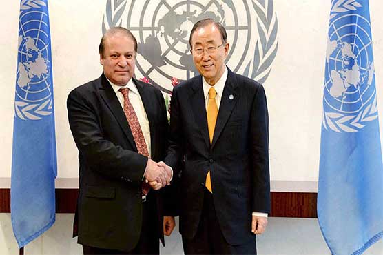 Nawaz-Moon meeting: UN agrees to play role in ending Pak-India hostilities