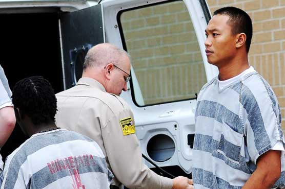 Man found guilty of murder in death of NFL star Peterson's son