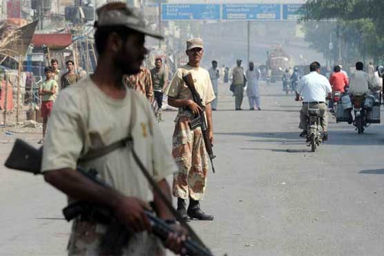 Heavy weapons recovered during operation in Karachi's Surjani Town