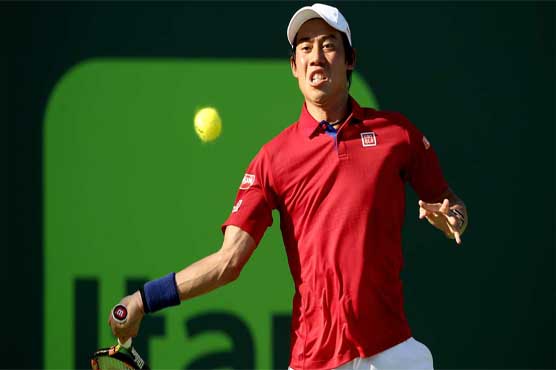 Tennis: Nishikori rises from the brink to reach Miami semis