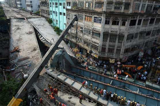 More than 20 killed as flyover collapses in Indian city