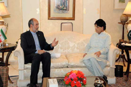 Nisar meets Iranian Ambassador, discusses RAW's presence in Iran 