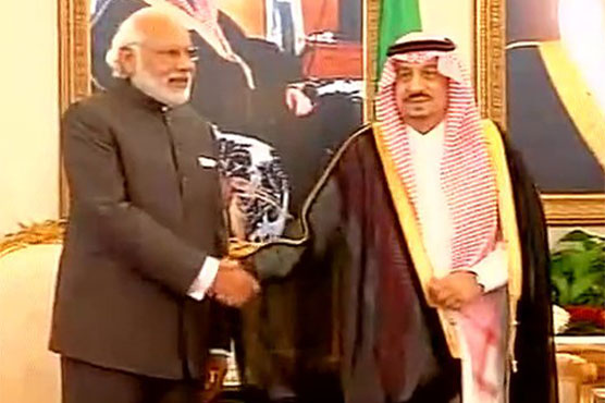 Modi arrives in Riyadh on two-day visit