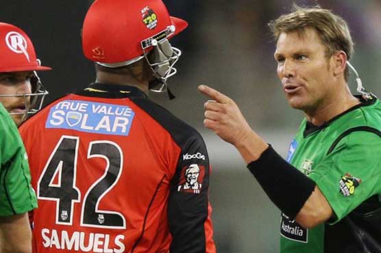 World T-20: This win's for you Shane, Samuels taunts Warne