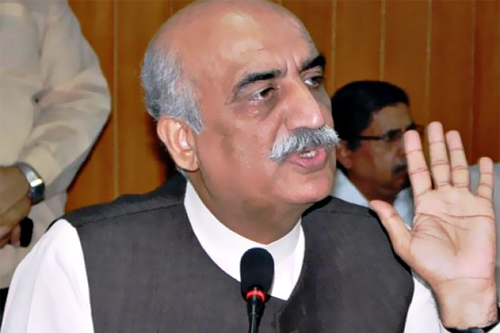 Will resign if land confiscation of an inch is proven in Sukkur: Khursheed Shah