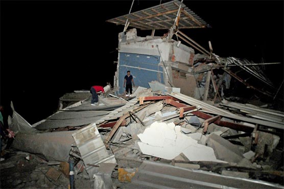 Big Ecuador quake kills at least 77