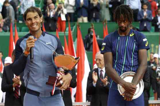 Tennis: Rafael Nadal defeats Gael Monfils for ninth Monte Carlo title